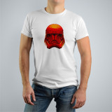 Tricou personalizat barbat &quot;Cyber Stormtrooper&quot;, Alb, Bumbac, Marime M