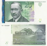 ESTONIA 25 krooni 2007 UNC!!!