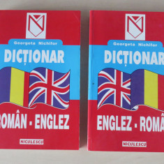 Dictionar englez-roman, roman-englez - Georgeta Nichifor (2 carti)