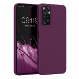 Husa Kwmobile pentru Xiaomi Redmi Note 11 Pro/Redmi Note 11 Pro 5G, Silicon, Violet, 57373.187, Carcasa