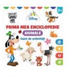 Disney. Prima mea enciclopedie. Animale. Caiet de activitati 3 ani - Disney, Mihaela Tirsu