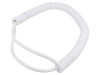 Cablu Spiralat 3G1mm2 PUR Alb 0,5m - 1,75m