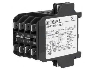 Contactor 4P NO 230VAC 8.4A pentru șină DIN foto