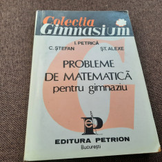 PROBLEME DE MATEMATICA PENTRU GIMNAZIU I PETRICA,C STEFAN-RF22/3