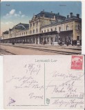 Carte Postala Arad Gara, Banat, Romania, Circulata 1917