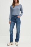 Sisley jeansi femei high waist, 4YRZLE03X