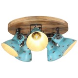 Lampa de tavan 25 W, albastru uzat, 50x50x25 cm, E27