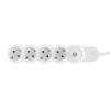 Prelungitor Hoff Line 4 prize, 5 m, 3500W, 3 x 1.5 mmp, intrerupator