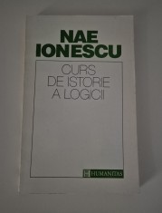 Nae Ionescu Curs de Istorie a Logicii
