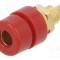 Conector banană 4mm roșie 32A 30V AC 60V DC Hirschmann T&amp;M