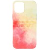 Husa Silicon Watercolor Spring Cherry Apple iPhone 12 Pro Max