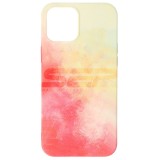 Husa Silicon Watercolor Spring Cherry Apple iPhone 12 Pro Max