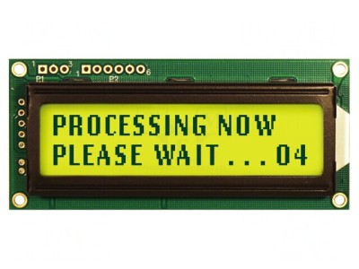 Afişaj LCD alfanumeric 16x2 gri foto