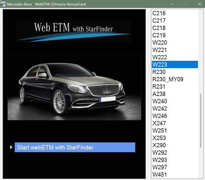 Mercedes Starfinder webETM 2024 + WIS 2021 + EPC 2019 - PACHET softuri programe service piese reparatii scheme electrice - DEDICATE MERCEDES BENZ !!!