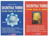 Pachet 2 carti Secretele Terrei: 1. Istoria incepe in Carpati. Volumul II; 2. Istoria incepe in Carpati. Volumul III - Eugen Delcea