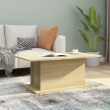 VidaXL Măsuță de cafea, stejar sonoma, 102x55,5x40 cm, lemn prelucrat