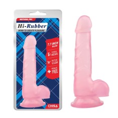 Mark - Dildo roz, 19.5 cm
