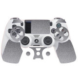 Folie Skin Compatibila cu Controller Sony Playstation 4 - ApcGsm Wraps HoneyComb Silver, Oem