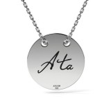 Lantisor cu pandantiv din argint model A ta