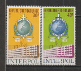 Togo.1973 50 ani INTERPOL ST.280, Nestampilat