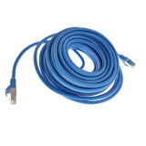 Cumpara ieftin Cablu ecranat FTP, Lanberg 41907, cat.6, mufat 2xRJ45, lungime 15m, AWG 26, 250 MHz, de legatura retea, ethernet, albastru