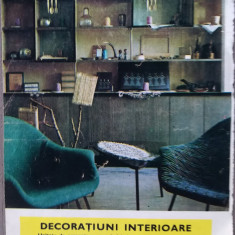 1969 Reclama Decoratiuni interioare 24 x 17 cm comunism Coop METALO-CASNICA BUC