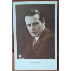 Carte postala, Ivan Petrovich, actor de film si cantaret din Yugoslavia, 1894-1962