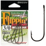 Carlige DECOY Worm 144 Flippin Straight Nr.1/0, 5buc/pac