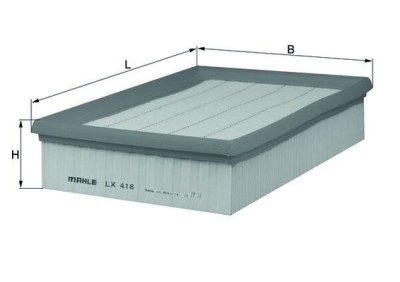 MAHLE LX 418 Filtru aer foto