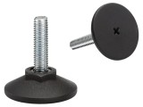 Picioruş rigid cu slot pentru şurubelniţă, M16, 60mm bază