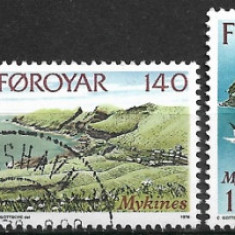 Faroe 1978 - Harti 5v.stampilat,serie completa(z)