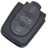 Carcasa cheie auto AU-115, parte inferioara cu 3 butoane compatibil cheie briceag Audi AllCars, AutoLux
