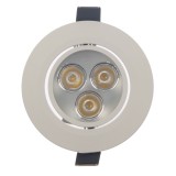 Spot LED incastrat MT 115 70316, 3W, lumina neutra, orientabil, alb mat
