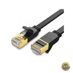 Cablu Retea UGREEN NW106 Flat UTP Cat7 3m Negru