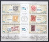 ROMANIA 2008 LP 1805 b EXPOZITIA FILATELICA MONDIALA EFIRO 2008 BLOC 426 DE 6 TIMBRE MNH
