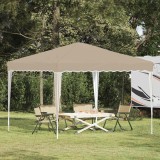vidaXL Cort de Petrecere Pop-up Crem 288 x 288 x 245 cm 42019746