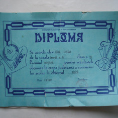 Diploma concurs de fizica 1987, mentiune