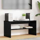 vidaXL Cabinet TV Stejar Negru 80 x 35 x 40 cm Lemn compozit 8000301