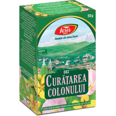 Ceai curatarea colonului 50g fares foto