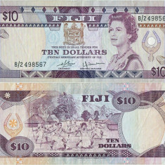 1980, 10 dollars (P-79a) - Fiji!