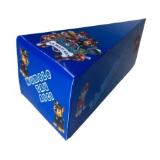 Cutie Felie Tort Personalizabil Model Paw Patrol Carton Lucios Ambalaj Cadou Petreceri Copii Aniversari