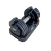 Gantera Reglabila DHS 12.5kg, Negru, Ultimate FactoryBikes, Fitness, Otel, Acasa/Sala, 2.5-12.5kg