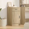 VidaXL Bufet cu sertar Stejar sonoma 40 x 40.5 x 75 cm Lemn compozit 865066