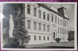 Carte postala, Targu Mures, scoala de baieti, 1950