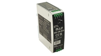 GLP DS2-120-24-U, GLP: Sursă de alimentare cu montare pe șină DIN 24V/5A/120W, carcasă metalică, Uin = 90-264VAC / 127-370VDC foto