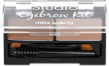 Miss Sporty Studio Eyebrow kit fard spr&acirc;ncene 001 Medium Brown, 2,4 g