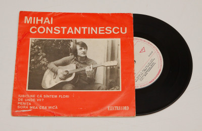 Mihai Constantinescu - disc vinil vinyl mic 7&amp;quot; foto
