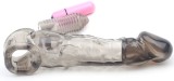 Manson Penis cu Vibratii, Realist, 12cm, Negru + Baterii Incluse - Sex Shop
