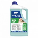 Detergent cu pH neutru pentru suprafete dure delicate, marmura, teracota, parchet, Sanitec Neutro Floor, bidon 5L, SAN1480