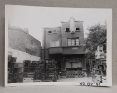 VILA CU MAGAZIN LA PARTER , DEMOLATA , STR. SEBASTIAN ,NR. 89 -91 , BUCURESTI , FOTOGRAFIE MONOCROMA , PE HARTIE LUCIOASA , ANII &amp;#039;70 - &amp;#039;80 foto